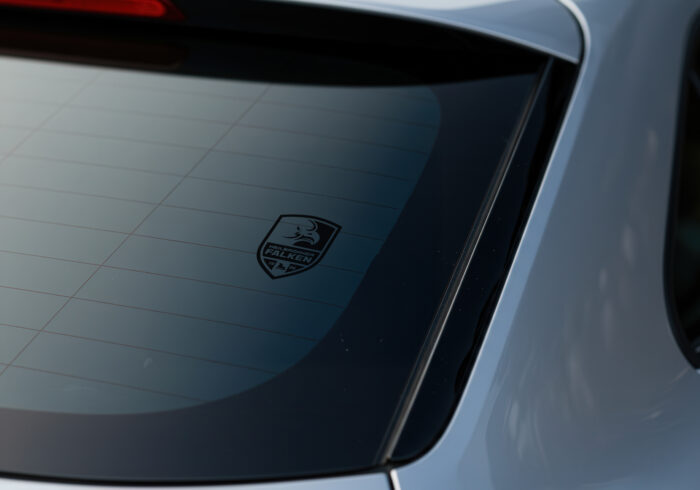 Falken Auto-Aufkleber — Schwarz – Bild 2