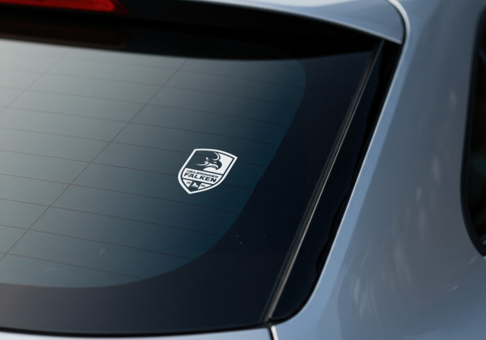 Falken Auto-Aufkleber — Weiß – Bild 2