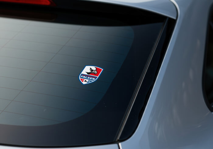 Falken Auto-Aufkleber — Farbig – Bild 2